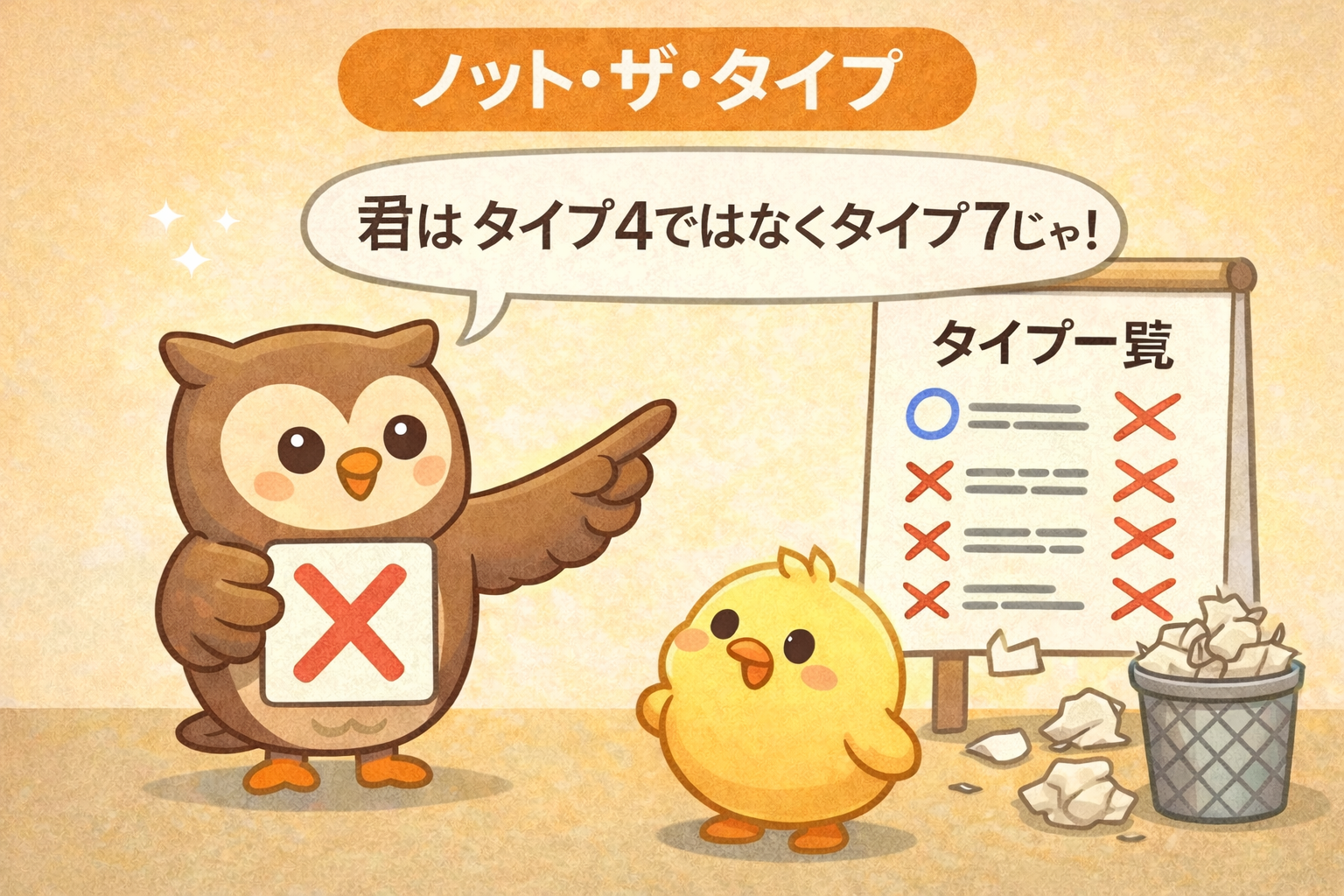 ノット・ザ・タイプ